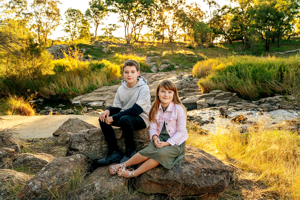Orr Family Portraits in North Canberra