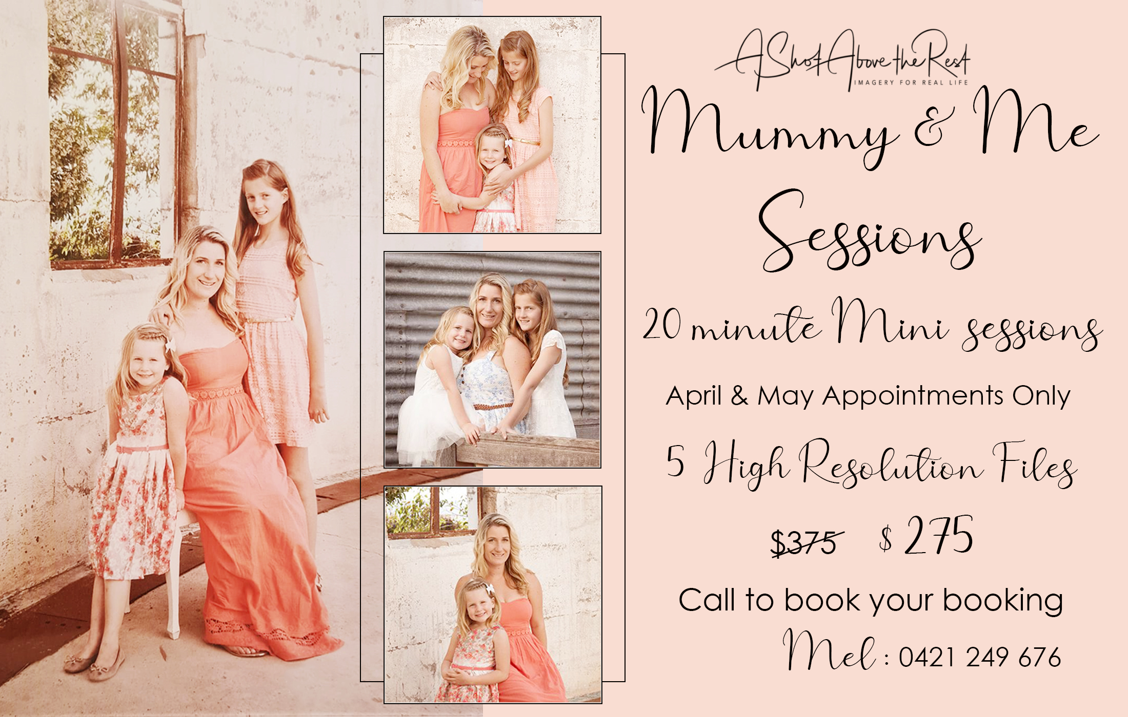 Mummy and Me Mini Sessions – April and May only
