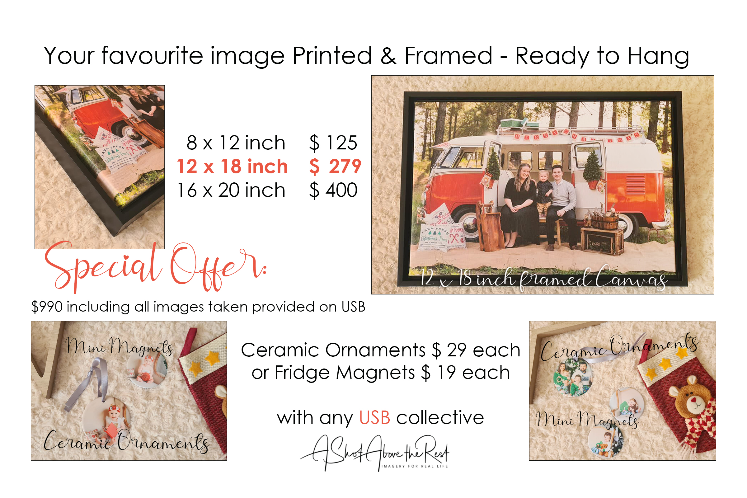 Christmas Min Sessions – Links to products ( admin use only )